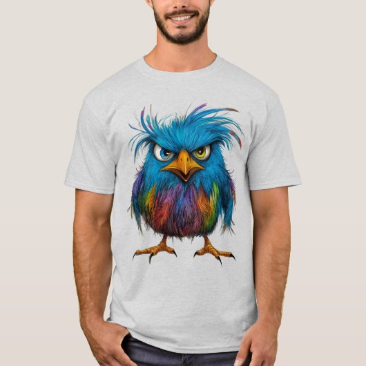 gemiddeld vogelsgezicht t-shirt (Voorkant)