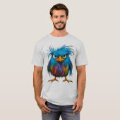 gemiddeld vogelsgezicht t-shirt (Voorkant volledig)