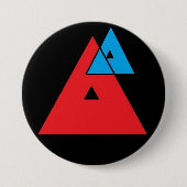Gemiddelde analyse-Logo Ronde Button 7,6 Cm (Voorkant)