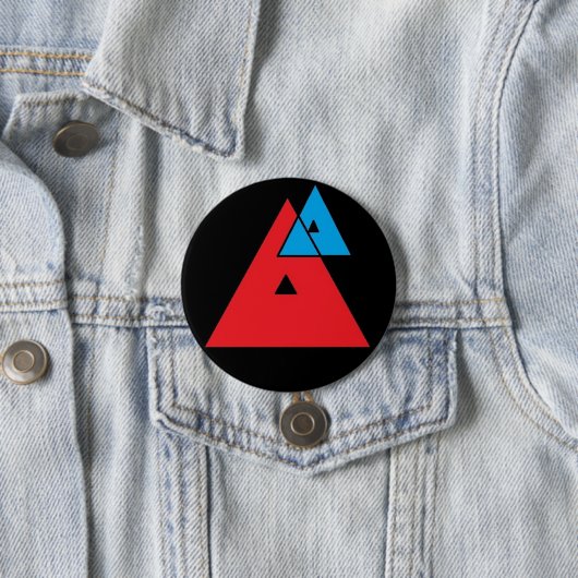 Gemiddelde analyse-Logo Ronde Button 7,6 Cm (In situ)