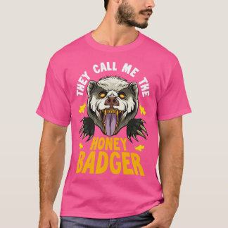 Gemiddelde Angry Snarling Honey Badger T-shirt