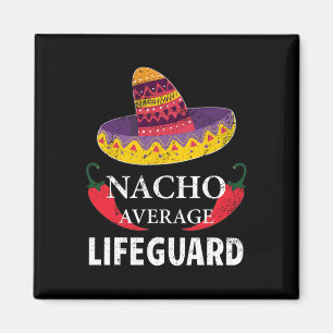 Gemiddelde badmeester Cinco De Mayo Sombrero Fun Magneet