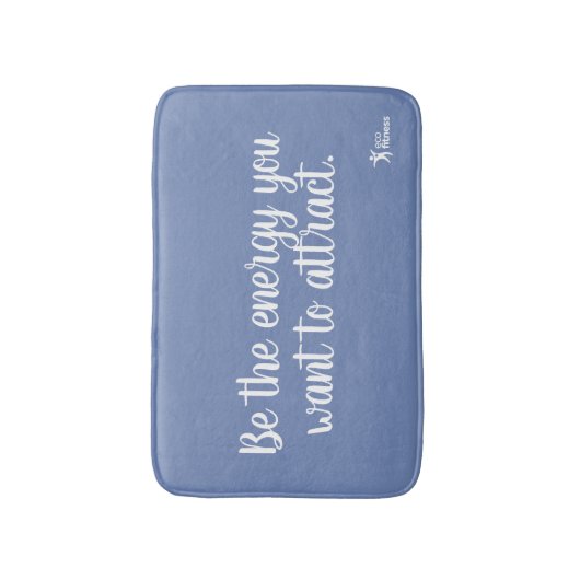 Gemiddelde Bath Mat | Eco fitness: de energiekleur (Voorkant Verticaal)