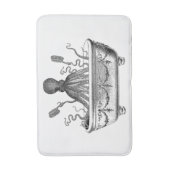 Gemiddelde Bath Mat met  octopus (Voorkant Verticaal)