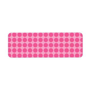 Gemiddelde Bubble Gum Stippen Etiket