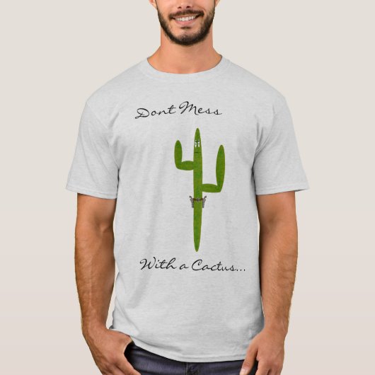 Gemiddelde Cactus T-shirt (Voorkant)