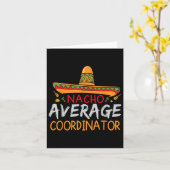Gemiddelde coördinator Nacho Cinco de Mayo Funny M Kaart (Gele Bloem)