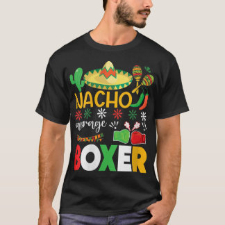 Gemiddelde gemiddelde Boxer Cinco de Mayo Party Fe T-shirt