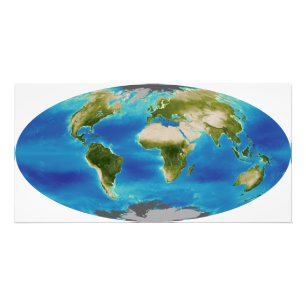 Gemiddelde groei van het plant van de aarde foto afdruk