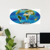 Gemiddelde groei van het plant van de aarde poster (Thuiskantoor)