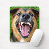 Gemiddelde hond met Big Teeth Muismat (Met muis)