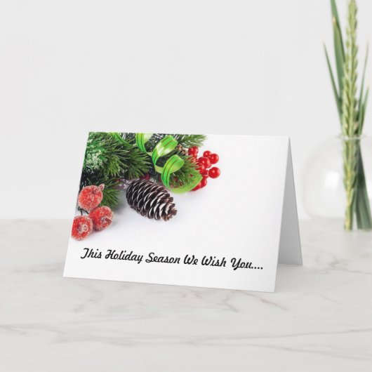 Gemiddelde kerstkaart kaart (Voorkant)