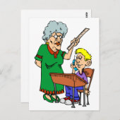 Gemiddelde leraar briefkaart (Voorkant / Achterkant)