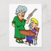 Gemiddelde leraar briefkaart (Voorkant)