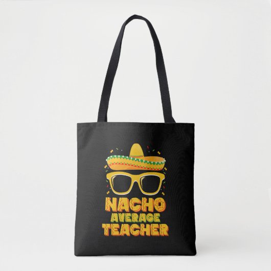 Gemiddelde leraar Cinco De Mayo Matching Tote Bag (Voorkant)