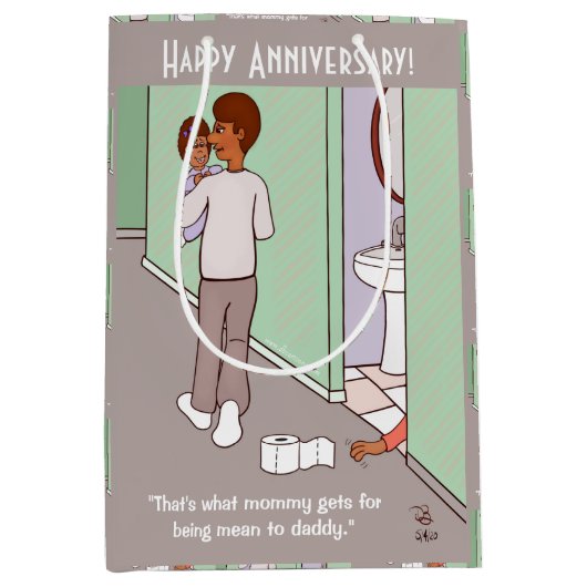 Gemiddelde mammie Gift Bag Medium Cadeauzakje (Voorkant)