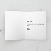 Gemiddelde Moeder Vaderdag Wenskaart Kaart (Binnen)