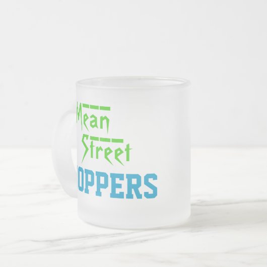 GEMIDDELDE mok STREET CHOPPERS (gevorst glas) (Voorkant links)