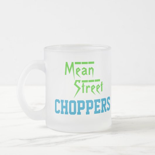 GEMIDDELDE mok STREET CHOPPERS (gevorst glas) (Links)