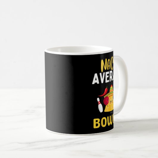 Gemiddelde Nacho Bowler Cinco De Mayo Bowling Mexi Koffiemok (Voorkant rechts)