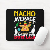 Gemiddelde Nacho Bowler Cinco De Mayo Bowling Mexi Muismat (Met muis)