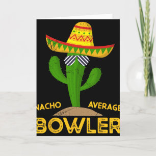 Gemiddelde Nacho-Bowler Cinco De Mayo Mexicaanse F Kaart
