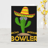 Gemiddelde Nacho-Bowler Cinco De Mayo Mexicaanse F Kaart (Gele Bloem)