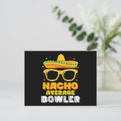Gemiddelde Nacho Bowler Cinco De MayoNacho Bo Briefkaart (Staand voorkant)