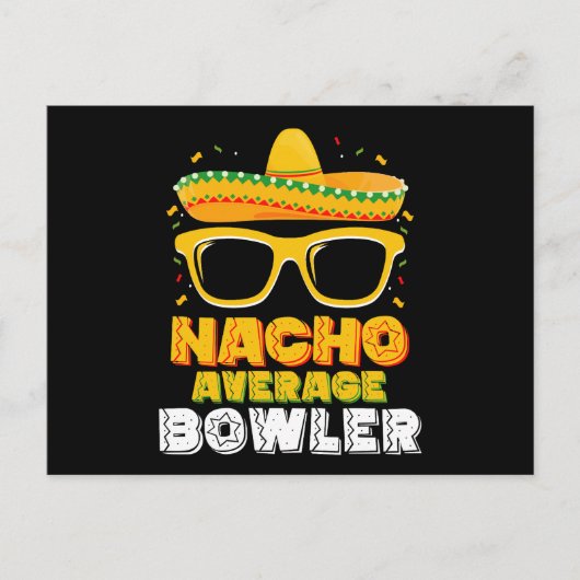 Gemiddelde Nacho Bowler Cinco De MayoNacho Bo Briefkaart (Voorkant)