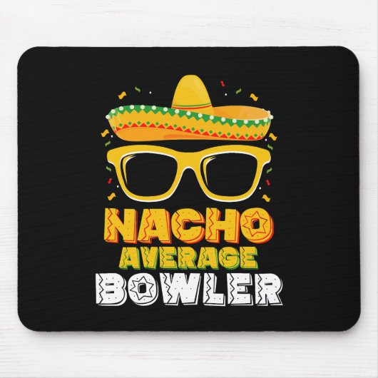 Gemiddelde Nacho Bowler Cinco De MayoNacho Bo Muismat (Voorkant)