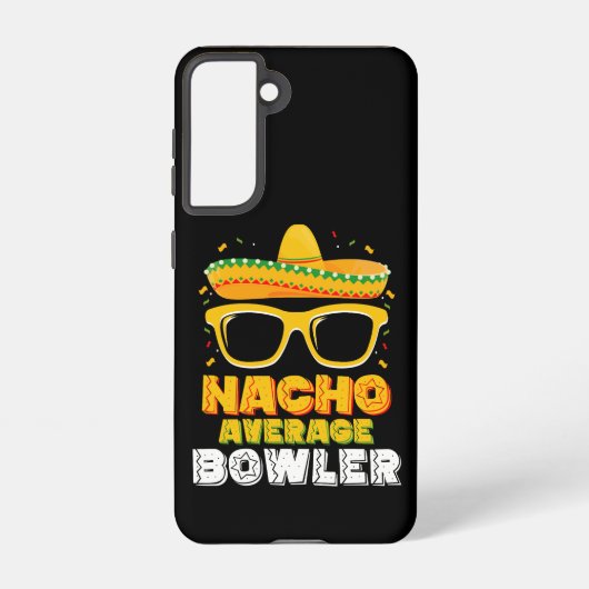 Gemiddelde Nacho Bowler Cinco De MayoNacho Bo Samsung Galaxy Hoesje (Achterkant)