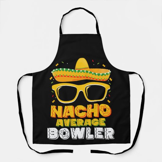 Gemiddelde Nacho Bowler Cinco De MayoNacho Bo Schort (Voorkant)