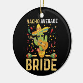 Gemiddelde Nacho Bruid Cinco De Mayo Mexicaanse Tr Keramisch Ornament (Links)