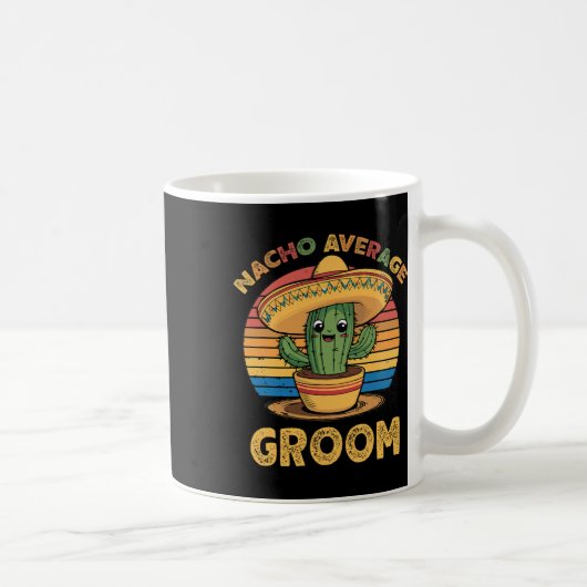 Gemiddelde Nacho Bruidegom Mexicaanse Cinco De May Koffiemok (Rechts)