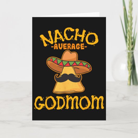 Gemiddelde Nacho-Godmoeder Mexicaans Cinco De Mayo Kaart (Voorkant)