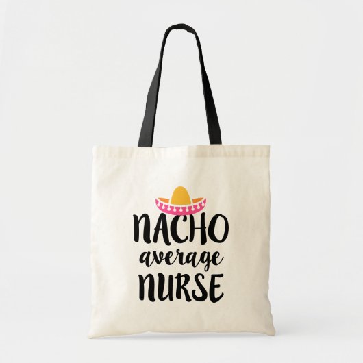 Gemiddelde Nacho Nurse vrouwen RN canvas tas gift (Voorkant)