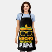 Gemiddelde Nacho Papa Vader Familie Cinco De Mayo Schort (Gedragen)