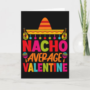 Gemiddelde Nacho Valentijn Mexicaans Koppel Valent Kaart