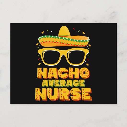 Gemiddelde Nacho Verpleegster Cinco De Mayo Bijpas Briefkaart (Voorkant)