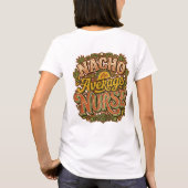 Gemiddelde Nacho-verpleegster Grappige Cinco De Ma T-shirt (Achterkant)