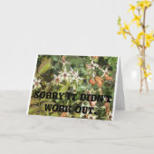 Gemiddelde ongemakkelijke break-up Kaart (Gele Bloem)