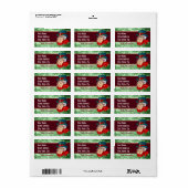 Gemiddelde oude scrollen etiket (Full Sheet)