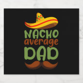 Gemiddelde Papa Cinco de Mayo Mexicaanse Papa Bier Etiket (Enkel label)