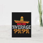 Gemiddelde Papa Vaders Dag Mexicaanse Familie Matc Kaart (Voorkant)