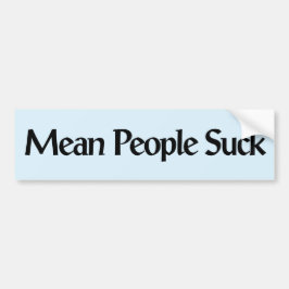Gemiddelde People Suck Bumpersticker