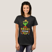 Gemiddelde Pop Mexicaanse Mustache Cinco De Mayo T-shirt (Voorkant volledig)