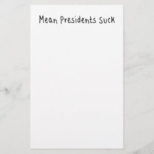 Gemiddelde Presidenten Suck Briefpapier