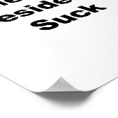 Gemiddelde Presidenten Suck Poster (Hoek)