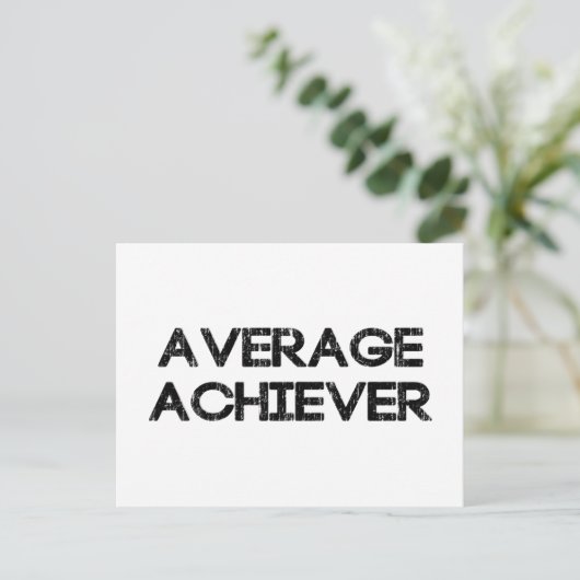 Gemiddelde prestatie briefkaart (Staand voorkant)