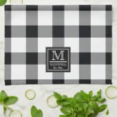 Gemiddelde Robuuste Buffalo Controleert Monogram N Theedoek (Gevouwen)